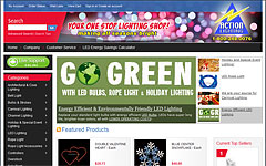 Action Lighting Ecommerce Website