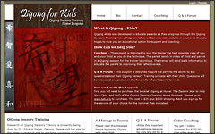 Qigong4Kids Web Design